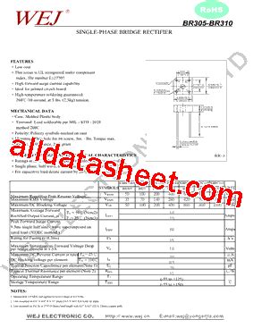 Kbpc Datasheet Pdf Shenzhen Yongerjia Industry Co Ltd