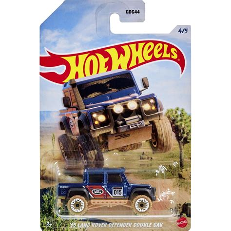 Masinuta Metalica Hot Wheels Land Rover Defender Double Cab TimodorToys Ro