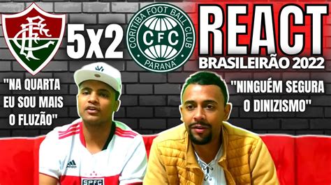 React Fluminense X Coritiba Brasileir O Youtube