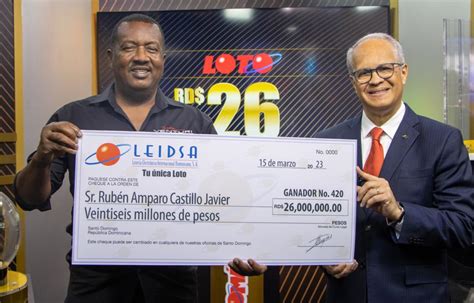 Leidsa Entrega Millones De Pesos Al Ganador Del Loto