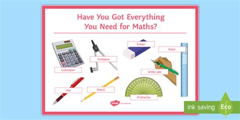 Maths Equipment Check Desk Mat Equipments Maths Equipment