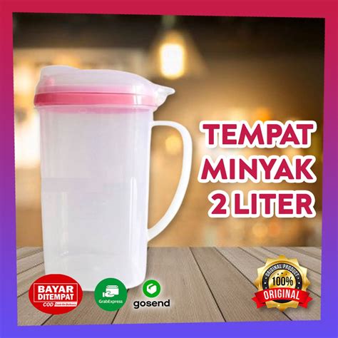 Jual Tempat Minyak Goreng Liter Golden Sunkist Wadah Kuah Cuko Pempek