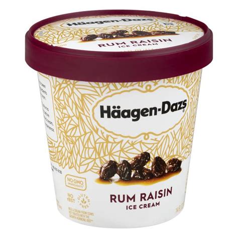 Häagen Dazs Rum Raisin Ice Cream Hy Vee Aisles Online Grocery Shopping