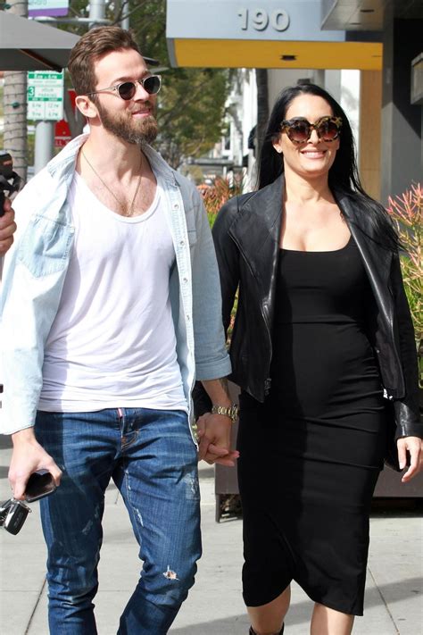 Pregnant NIKKI BELLA and Artem Chigvintsev Out for Lunch in Beverly