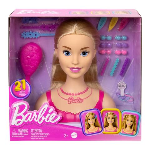 Barbie Styling Head With Blonde Hair Entertainment Earth