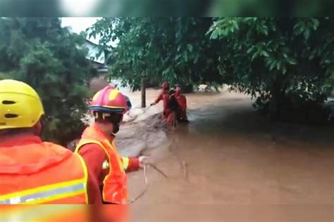 广东河源暴雨洪涝已致7死3伤超11万人受灾！航拍直击洪灾现场 受灾 洪涝 洪灾