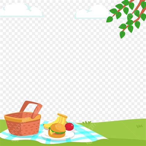 Picnic Border Hd Transparent Hand Drawn Picnic Decorative Border