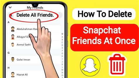 How To Remove All Friends On Snapchat How To Remove Friends On