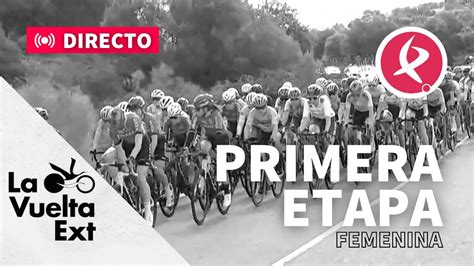 Primera etapa femenina Nuñomoral Coria Vuelta ciclista a