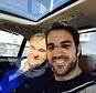 Chelsea Midfielder Cesc Fabregas Wears Protective Face Mask Against Qpr