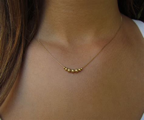 Simple Delicate Gold Necklace Atelier Yuwa Ciao Jp