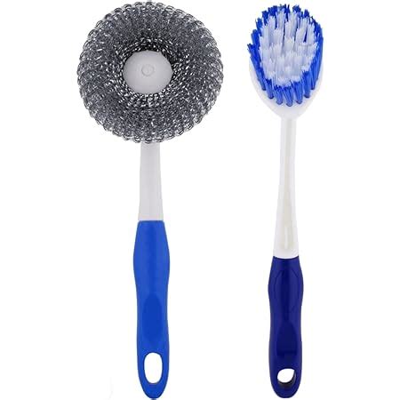 Truvik Combo Of Kitchen Cleaning Handy Sink And Dish Brush Standard