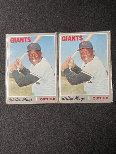 2 1970 TOPPS 600 WILLIE MAYS GIANTS EBay