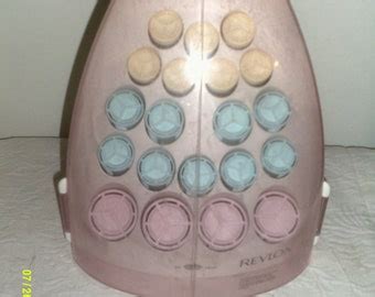 Vintage Revlon Perfect Reflections Ultra Hot Roller Setter With Make Up Mirror Hot Roller Hair