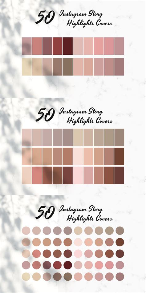 Nude And Pink Instagram Story Covers Colour Shades Nude Color Pink Instagram Instagram Story