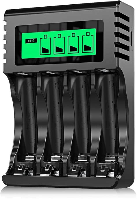 Amazon POWEROWL 4 Bay AA AAA Battery Charger USB High Speed