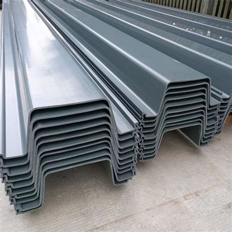 Plastic Sheet Piling U Shaped Seawall Retaining Wall Pvc Sheet Piling