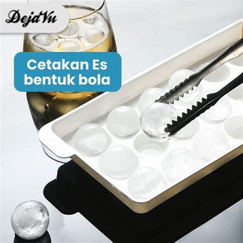 Jual Dejavu Cetakan Es Batu Bulat Bola Cetakan Puding Telur Puyuh Es