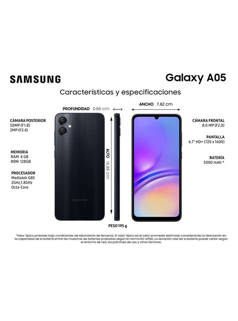 Ripley Celular Samsung Galaxy A05 128 Gb 4 Gb Ram Dual Sim Negro