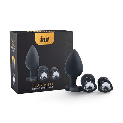 Plug Anal Coração P M G Intt Luxuxy Toque Sensato