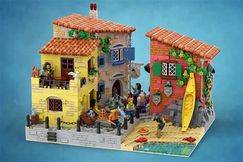 The Italian Riviera Lego House Lego Modular Cool Lego Creations