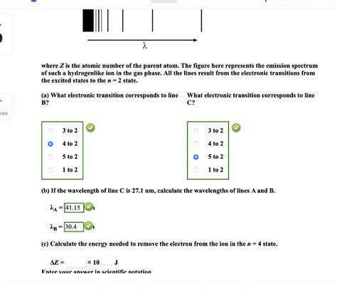 Be Sure To Answer All Parts For Hydrogenlike Ions Chegg