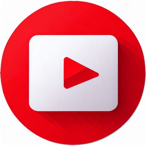 Premium Photo Youtube Logo Png With 3d Style Yt Logo