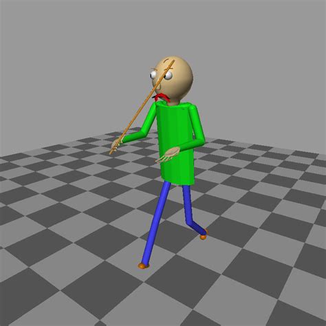 Baldi Walking Is Cursed By Aimsolie On Deviantart