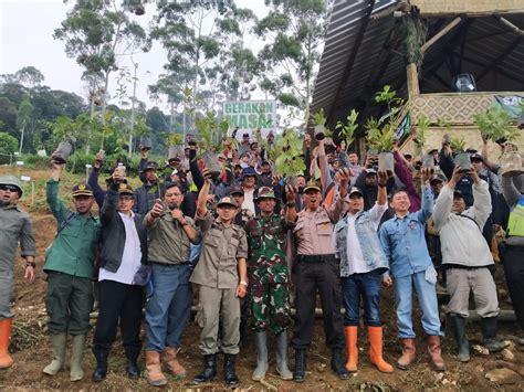 Ramai Ramai Hijaukan Gunung Pangkuan Pangalengan Dengan Penanaman 10