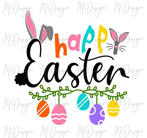 Happy Easter Sign Svg Cut File For Cricut Vinyl Cutting Etsy France