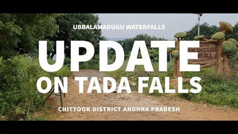 Tada Falls Closed Ubbalamadugu Waterfalls Andhra Pradesh Tada