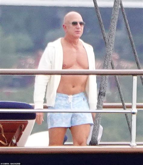 Jeff Bezos Goes Topless With Bikini Clad Girlfriend Lauren Sanchez On