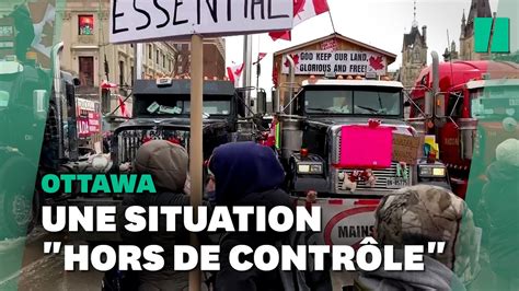 Au Canada Ottawa Paralysée Par Le Convoi De La Liberté Déclare L