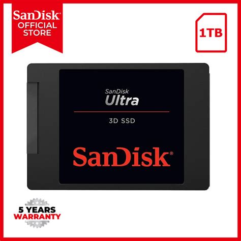 Sandisk 1tb Ultra 3d Nand Sata Iii Ssd 25 Inch Solid State Drive Sdssdh3 1t00 G25 Lazada Ph