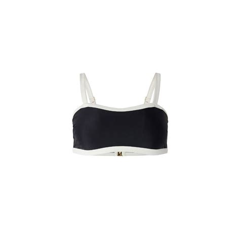 Pilzer Bikini Top Black Cream SchönGeist