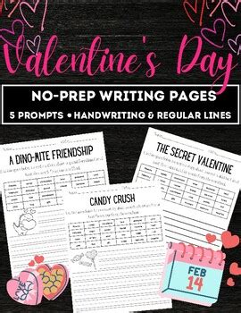 Valentine S Day No Prep Writing Prompt Paper By Nikki Colletti TPT