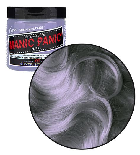 Buy Manic Panic Semi Permanent Hair Colour Cream Silver Stiletto At Mighty Ape Nz