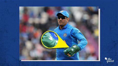 MS Dhoni Wearing Indian Army Insignia on Keeping Gloves: What ICC Rules ...