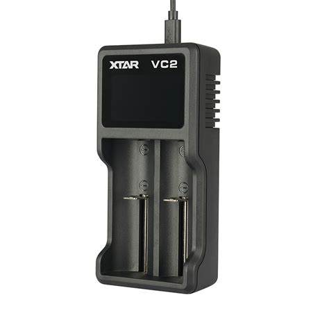 Nabíječka USB XTAR VC2 pro 3 6 3 7 Li ion IMR INR ICR 18650