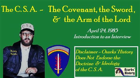 🎤 Introduction 1985 The Covenant The Sword And The Arm Of The Lord Cs