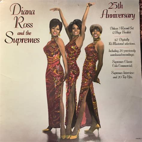 Diana Ross And The Supremes 25th Anniversary 3 X Vinyl Lp Remastered Compilation 1986