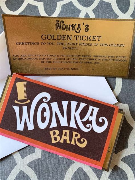 Willy Wonka Themed Party Supplies