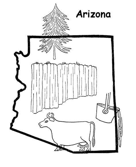 Arizona Map Worksheet Coloring Page Free Printable Coloring Pages The Best Porn Website