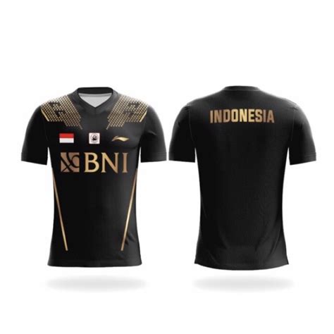 Jual Jersey Badminton Timnas Indonesia Piala Thomas Terbaru Kaos