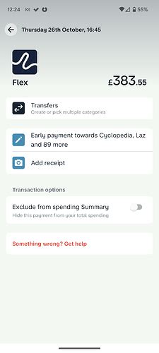 Flex Payment Categories Help Monzo Community