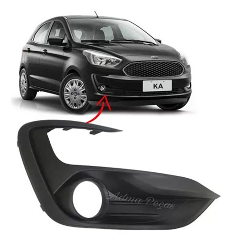 Moldura Milha Ford Ka 2019 2020 2021 Lado Direito Furo