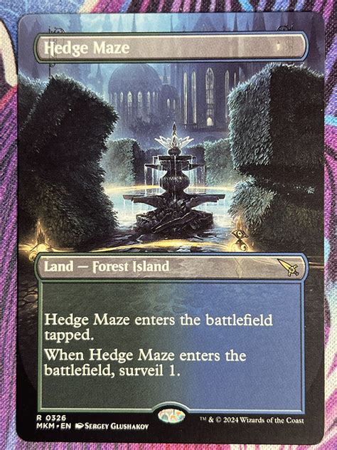 Hedge Maze Mkm Full Art 326 Bootleg Mage