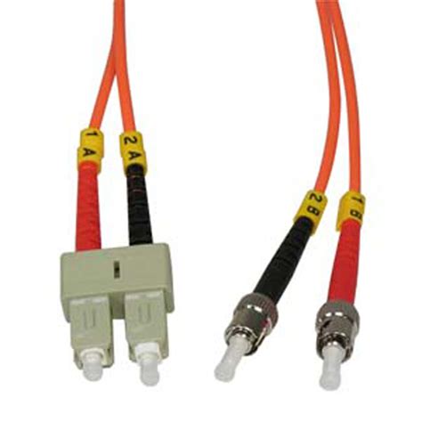 Fiber Duplex Multimode Sc St Meter Compatible Cable Inc