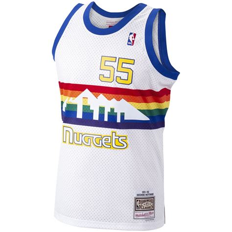 Dikembe Mutombo Denver Nuggets Mitchell & Ness 1991-92 Hardwood ...