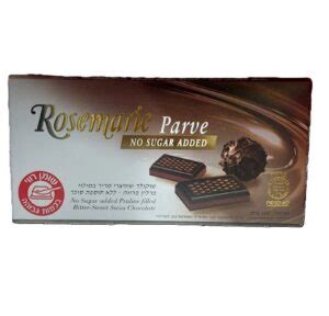 Schmerling S Rosemarie Parve Chocolate Bar No Sugar Added Grams